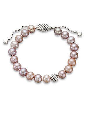 David+Yurman 8MM+Pink+Pearl+&+Sterling+Silver+Bracelet | Beautiful jewelry, Pearls, Beaded bracelets