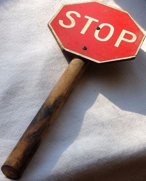 Hand Held school crossing Stop Sign | Stop sign, Hold on, Signs