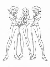 Totally Spies coloring Pages Free Printable sketch template
