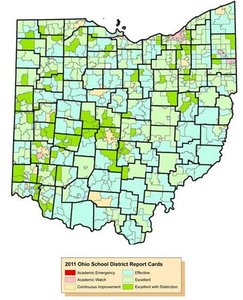 School Districts Ohio Map - Time Zones Map