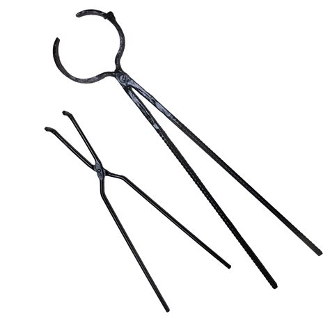 29" +19" Crucible Tongs Foundry Crucible Flask Tongs, Metal Refining ...