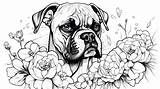 Free Printable Boxer Dog Coloring Pages 2025 sketch template