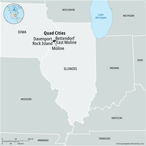 Quad Cities | Illinois, Iowa, Map, & Facts | Britannica