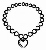 Necklace Coloring Pages  Free Printable For Kids sketch template