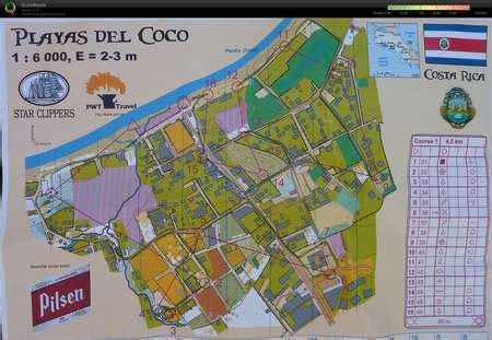 Playa Del Coco Costa Rica Map - Cape May County Map