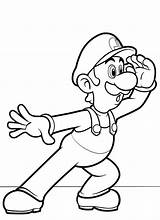Mario Bros Luigi coloring Page  Download Print Or Color Online For Free sketch template