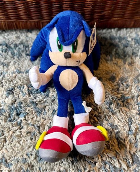 RARE Vintage Sonic Plush Toy Network W/ Hang Tag - Etsy