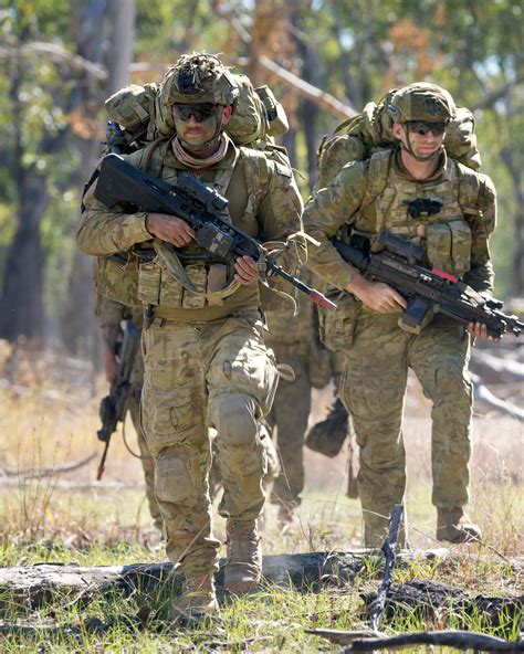 Australian Army soldiers from 7 RAR during Ex. Talisman Sabre 2019 ...