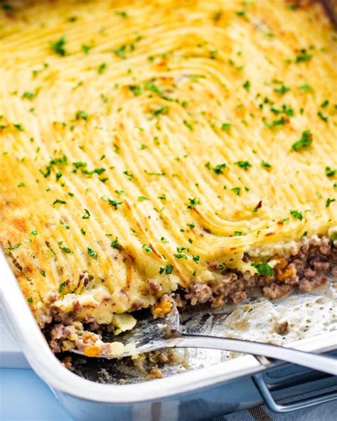 This easy Shepherd's Pie is a traditional Irish dish consisting of delectable ground lamb amidst ...