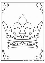 Royal Crown Coloring Page sketch template