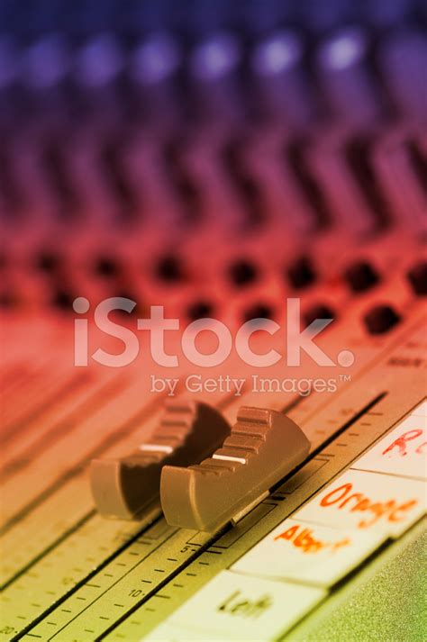 Master Volume Control On Sound Board Stock Photo | Royalty-Free | FreeImages