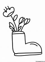 50 Boots Coloring Pages  ColoringPagesOnlycom sketch template