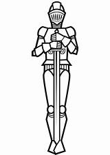 Knight With Sword coloring Page  Free Printable Coloring Pages sketch template