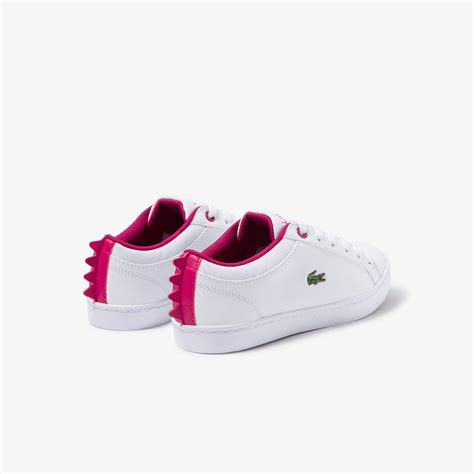 Children's Straightset Lace-up Synthetic and Textile Sneakers | LACOSTE