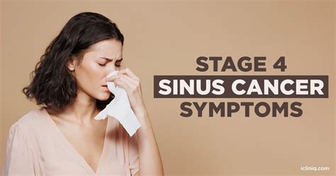 Stage 4 Sinus Cancer Symptoms