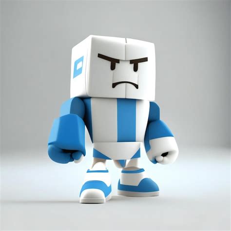 Premium AI Image | a robot with a sad face and a sad face.