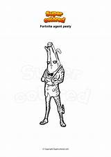 Fortnite Peely Coloriage Kolorowanki Emote Colorier Ausmalbilder Conga  sketch template