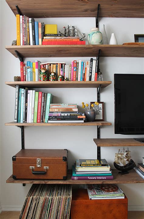 diy mounted shelving - almost makes perfect