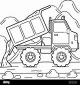 Toy Trucks Coloring Pages sketch template