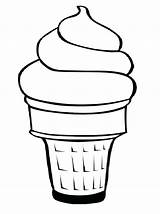 Ice Cream Cone Coloring Pages To Print At GetColoringscom  Free sketch template