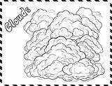 Premium Vector  Clouds coloring Page Drawing For Kids sketch template