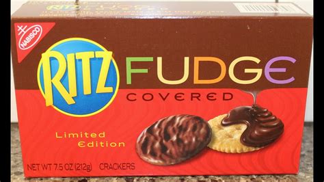 Ritz: Fudge Covered Crackers Review - YouTube