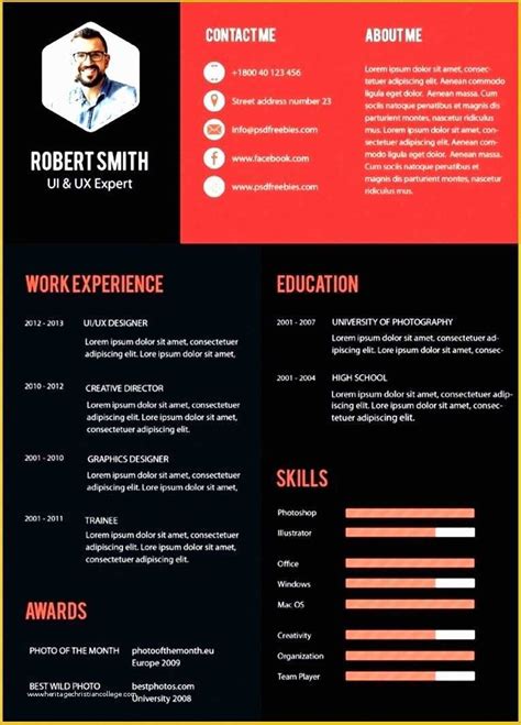 Free Resume Templates 2019 Psd Resume Example Gallery - vrogue.co