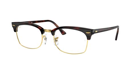 Clubmaster Square Optics Eyeglasses with Tortoise Frame - RB3916V | Ray-Ban® US