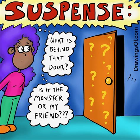 Suspense Meaning in Literature: Illustrated by Examples - Drawings Of...