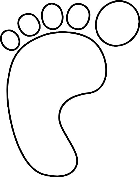 awesome Baby Boy Lion Left Footprint Coloring Page Coloring Pages For Boys, Footprint, Lion ...