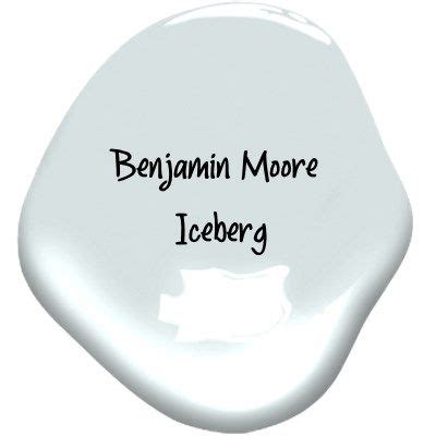 Benjamin Moore Iceberg | Light blue paints, Blue paint colors, Light blue paint colors