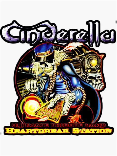 "NEW ART LOGO cinderella band Genres: Glam metal; ‎heavy metal‎; ‎hard rock" Sticker for Sale by ...