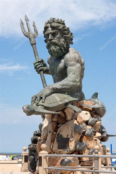 Giant King Neptune Statue in VA Beach ⬇ Stock Photo, Image by ...