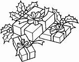 Christmas Gifts Coloring Pages To Kids sketch template