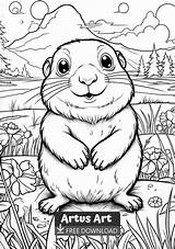 Gopher Coloring Page  Free PDF Download Coloring Freedownload sketch template
