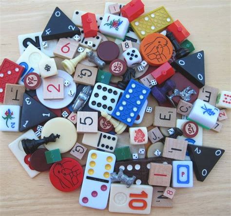 Variety Game Pieces 20 Mixed for Assemblage by PaperSymphony, etsy Love ...