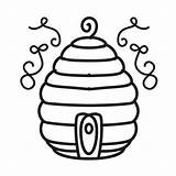 Beehive Coloring Games  ColoringGamesNet sketch template