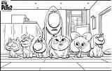 Free The Secret Life Of Pets 2 Coloring Pages Printable sketch template