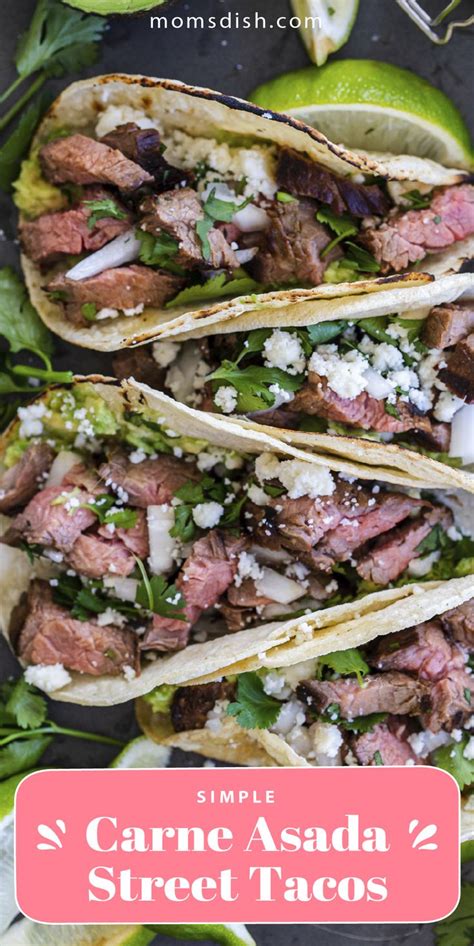 Simple Carne Asada Street Tacos | Mexican food recipes authentic, Mexican food recipes, Mexican ...