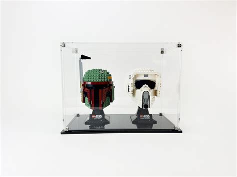 2-Helmet Display Case for Lego® Star Wars™ | Tricked Out Bricks