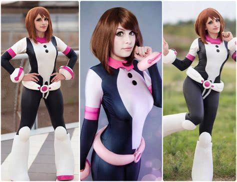 Ochaco Uraraka Cosplay Casual Wear My Hero Academia Cosplay Ochaco ...