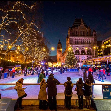 Ice skating at the Natural History Museum | ELLE Decoration UK