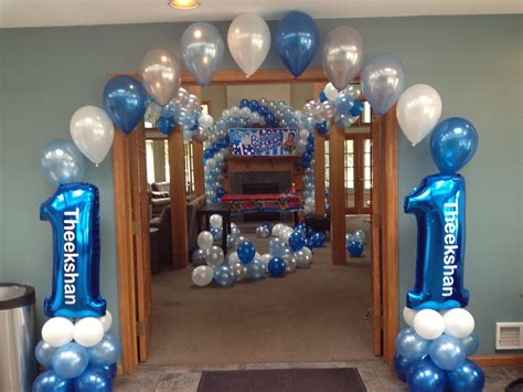 1st birthday balloon arches | 1st birthday balloons, Balloon decorations, Birthday balloon ...