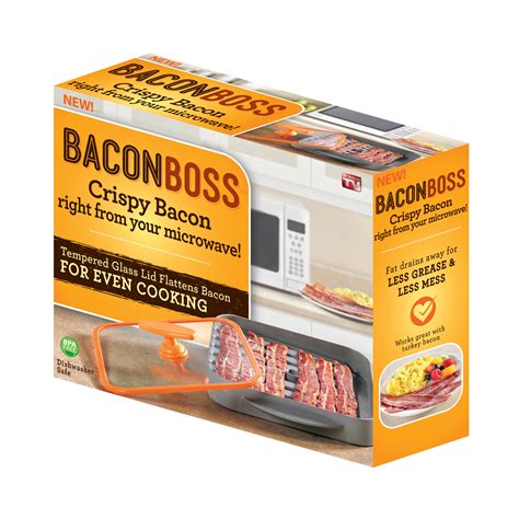 As Seen On TV Bacon Boss Microwave Bacon Cooker