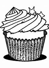 Cupcake With Sprinkles Coloring Page At Ganbrysonblog Blog sketch template