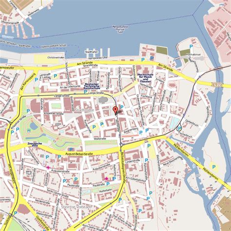 Rostock Map - Germany