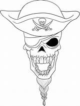 Pirate Skull Coloring Pages At GetColoringscom  Free Printable sketch template