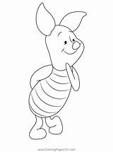 Piglet Coloring Page sketch template