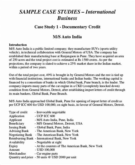 30 Business Case Study Examples | Example Document Template