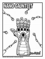 NANO GAUNTLET Avengers Endgame Drawing Tutorial It Too  Coloring sketch template